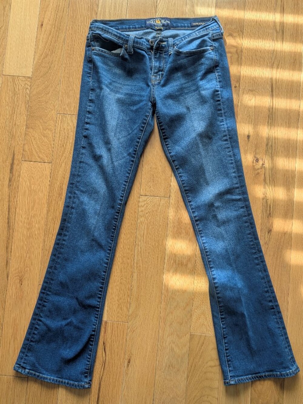 Lucky Brand Charlie Baby Boot size 6/28, 30" inseam - great condition